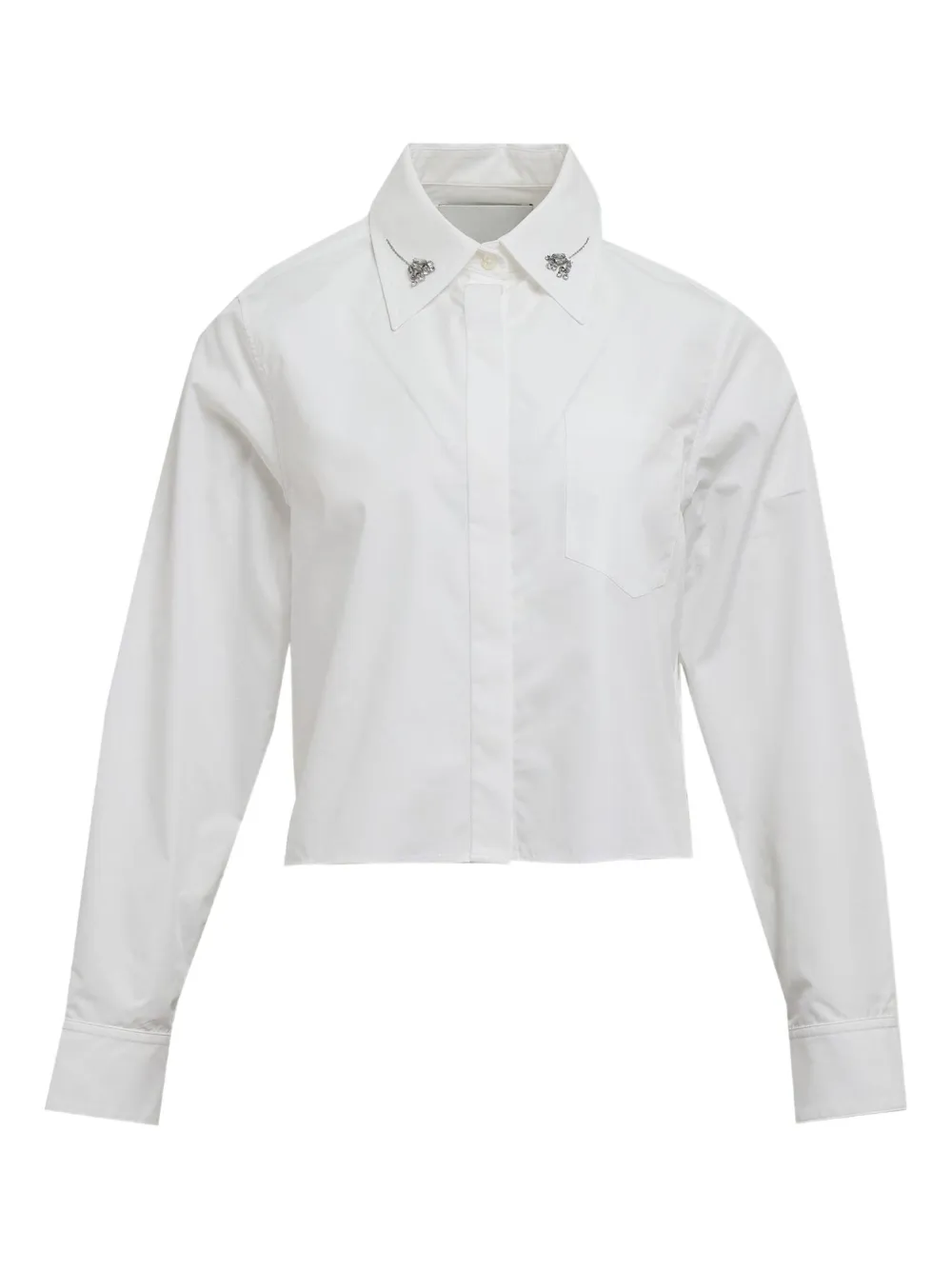 3.1 Phillip Lim top con cuello y apliques | blanco | Image 1