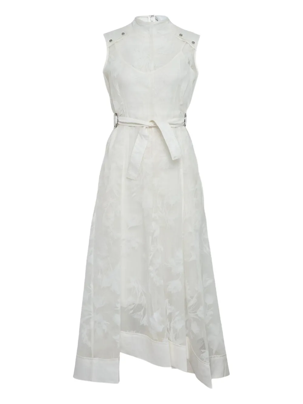 3.1 Phillip Lim Abito midi a fiori - Bianco