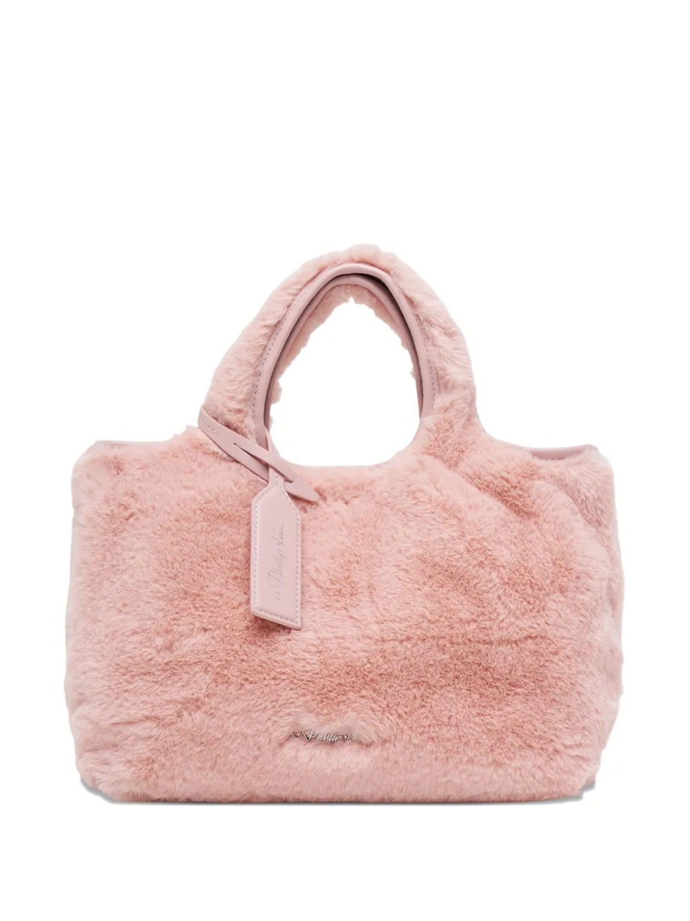 3.1 Phillip Lim Borsa tote Market mini in pelliccia sintetica - Rosa