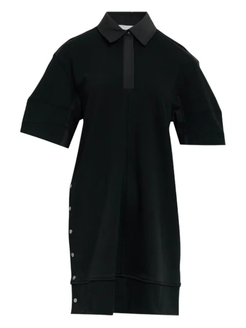 3.1 Phillip Lim Terry buttoned collar midi dress