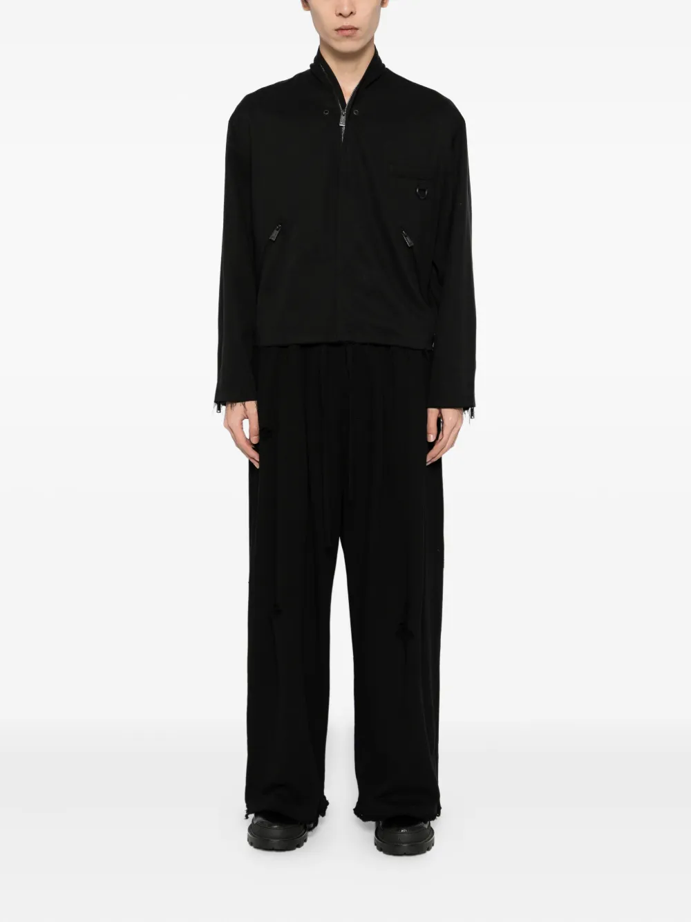 TEAM WANG design raw-edge jacket | Oversized Jackets | Image 2