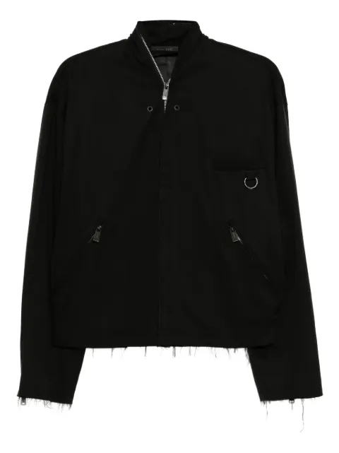 TEAM WANG design raw-edge jacket