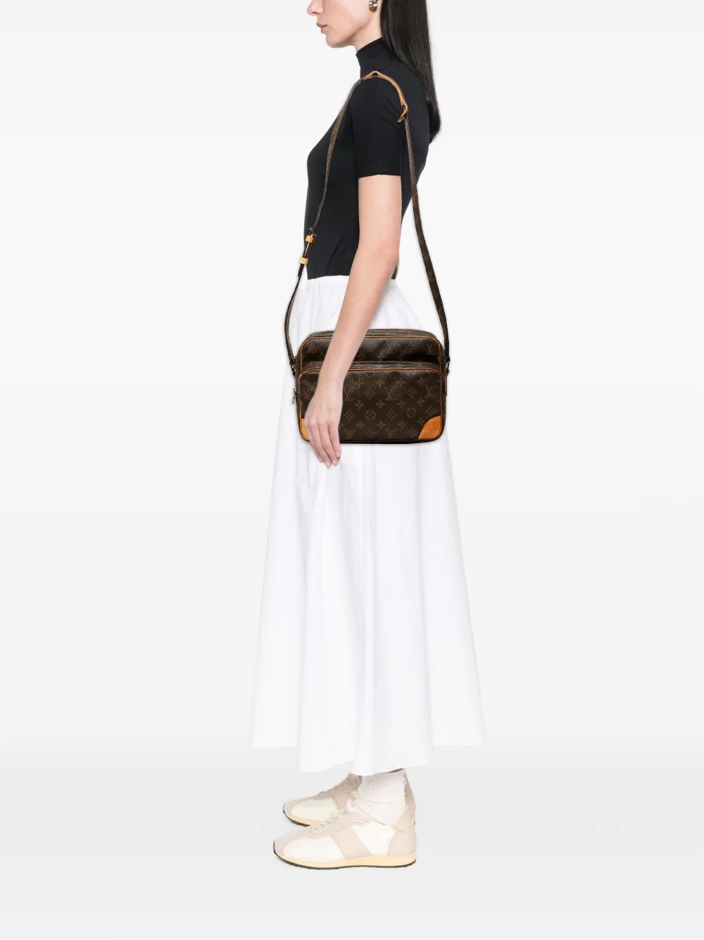 Louis Vuitton Pre-Owned Borsa a tracolla Nil con monogramma 1988 | marrone | Image 1