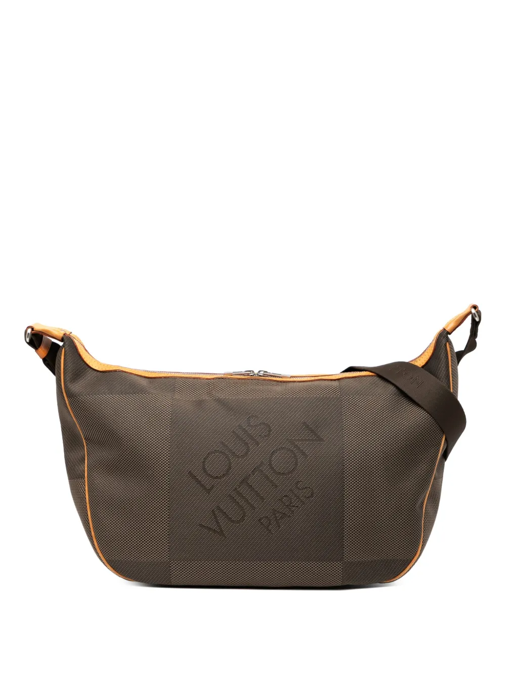 Pre-owned Louis Vuitton 2010 Damier Geant Explorateur Crossbody Bag In Brown
