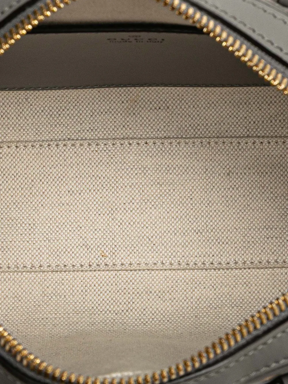 Pre-owned Gucci 2016-2025 Mini Gg Matelasse Leather Marmont Satchel In Gray