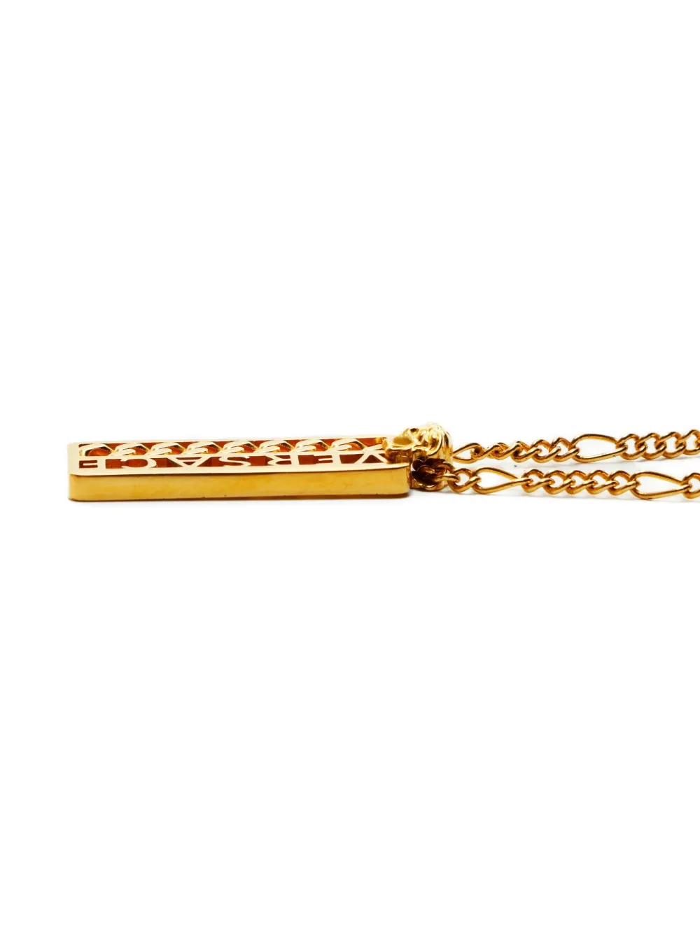 Pre-owned Versace 2010-2020s Greca Medusa Necklace In Gold