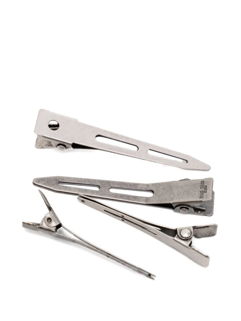 Team Wang Design Metal Hair Clip In Silver