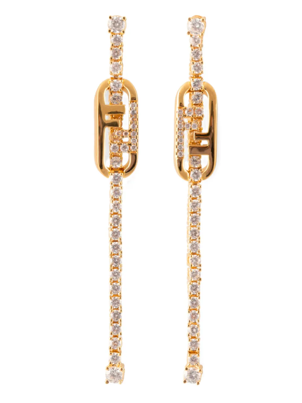 FENDI O'Lock dangle earrings - Goud