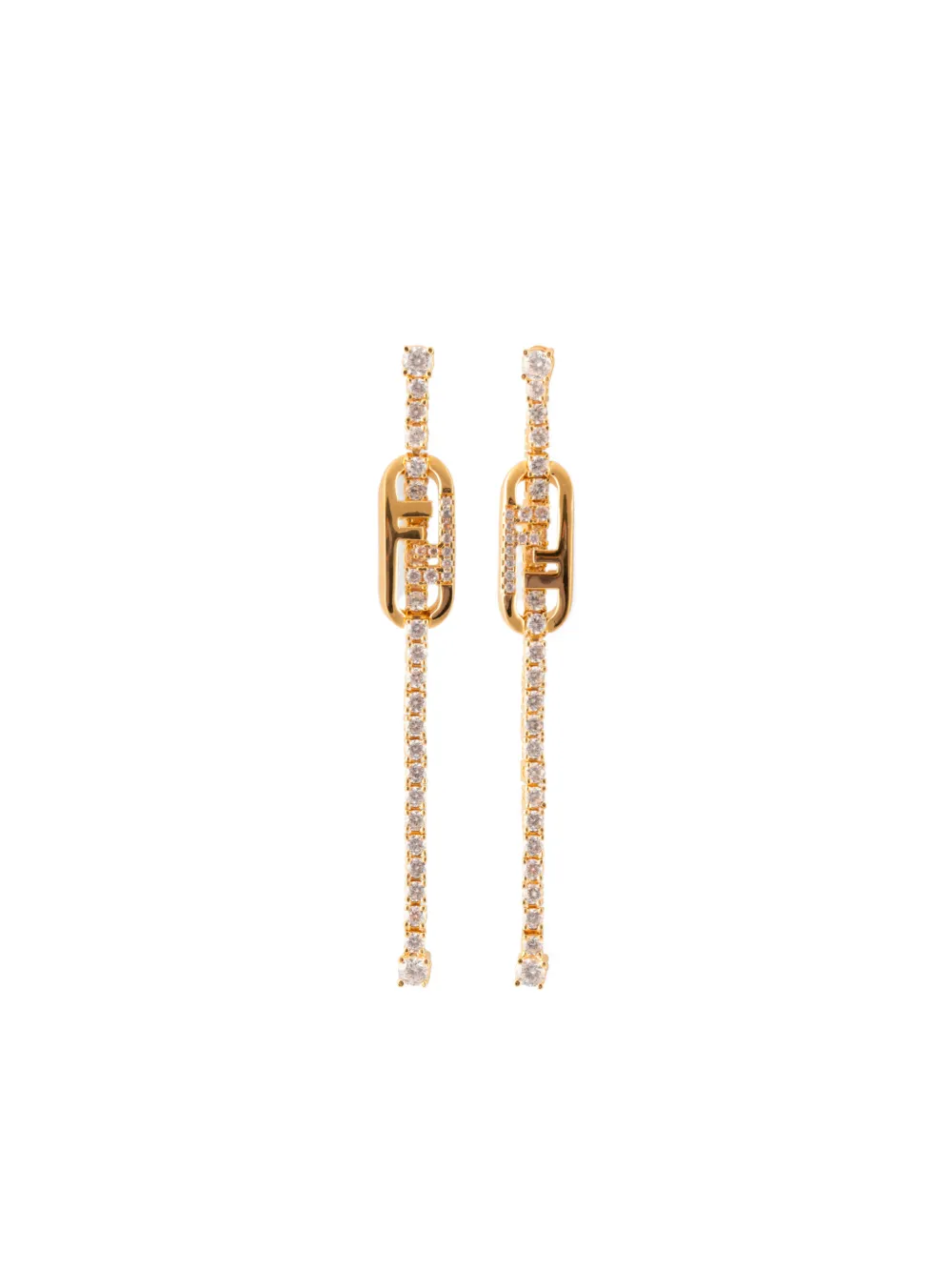 FENDI O'Lock dangle earrings - Oro