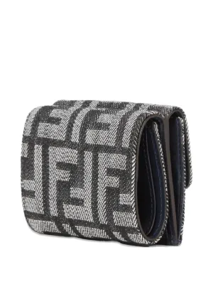 FENDI バゲット マイクロ 三つ折り財布 | グレー | FARFETCH JP