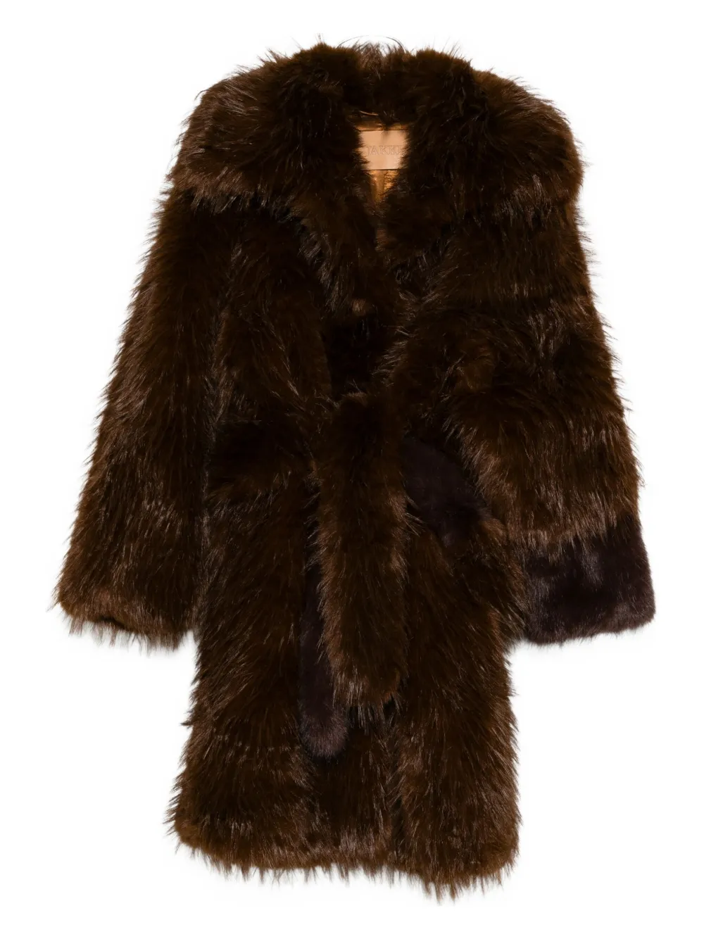 Jakke Kirby faux-fur coat - Marrone