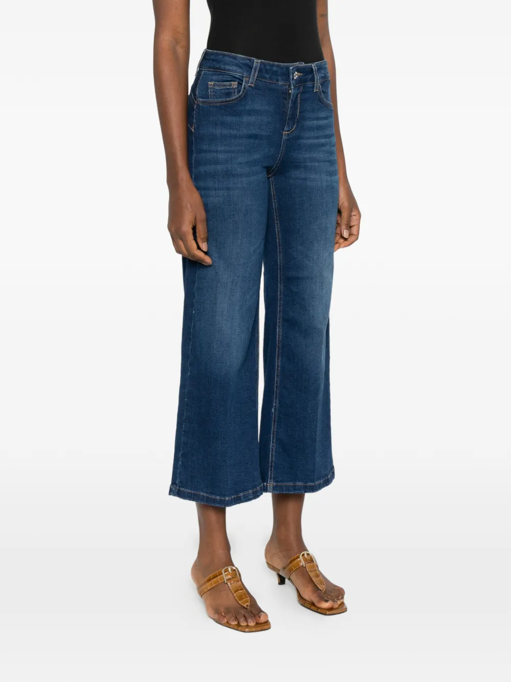 LIU JO Jeans met knoopsluiting Blauw
