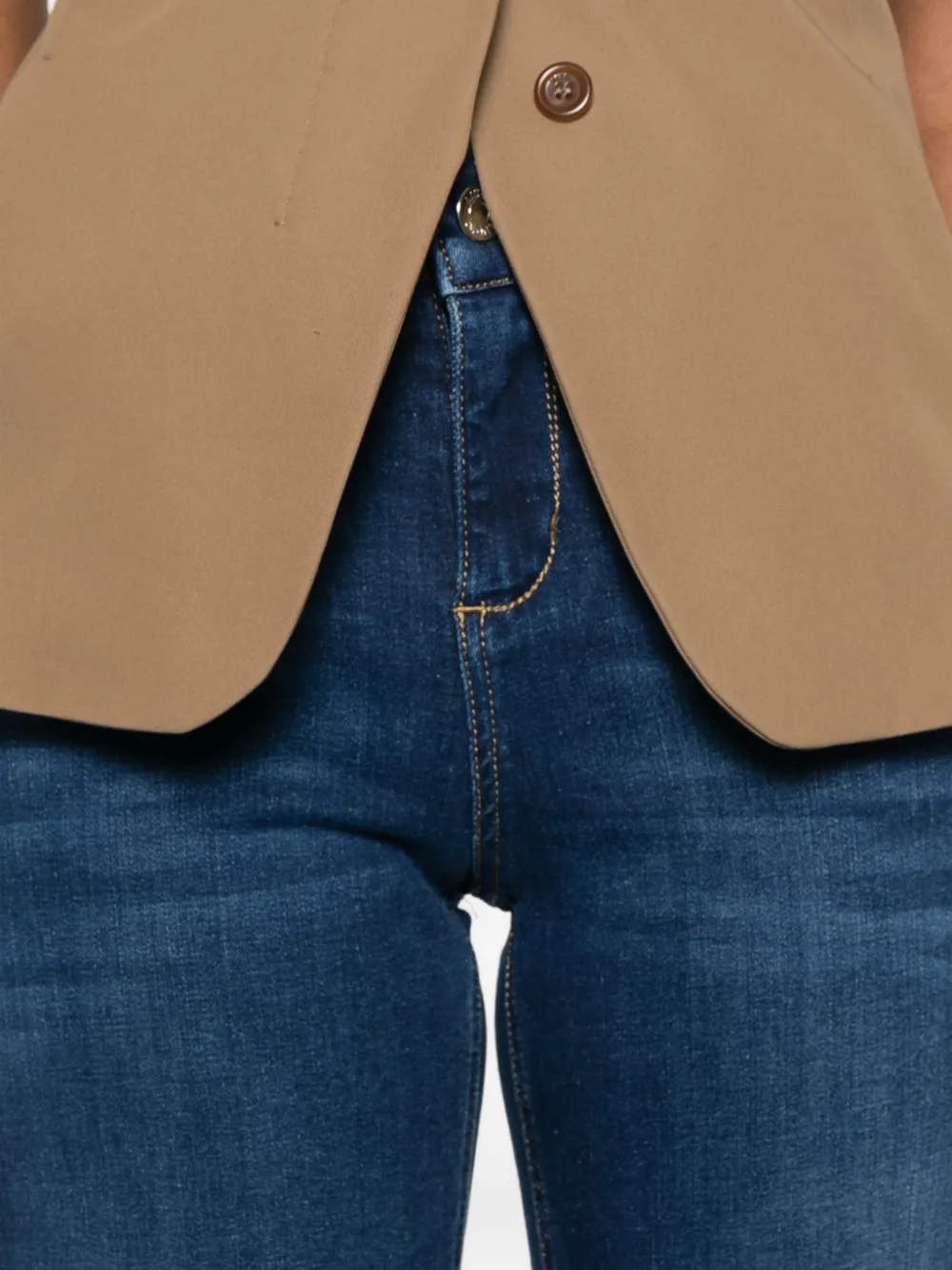 LIU JO Jeans met knoopsluiting Blauw