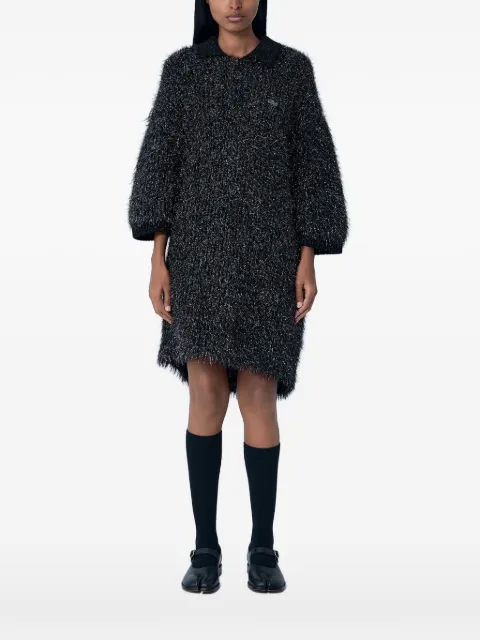 Lacoste logo-detail sweater dress