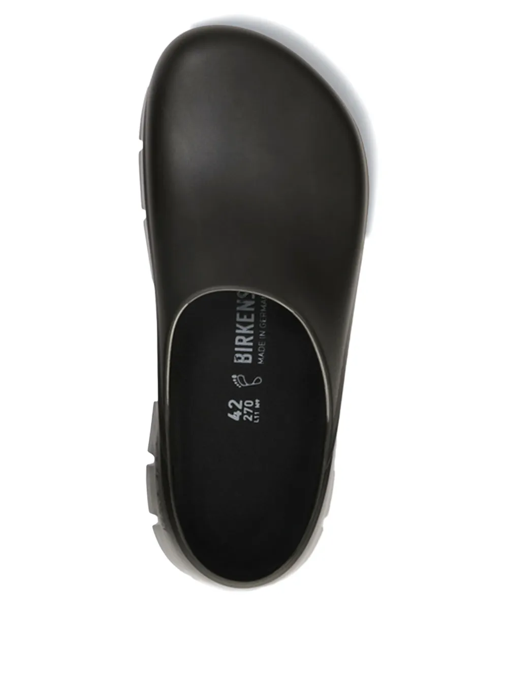 Birkenstock Muiltjes met ronde hals Zwart