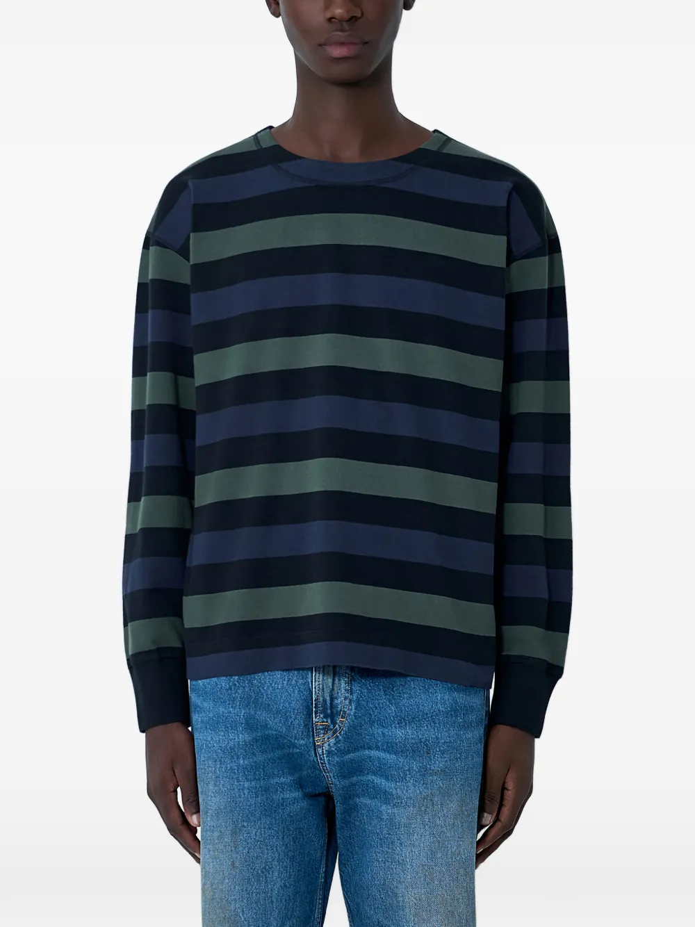 Mhl By Margaret Howell striped T-shirt - Nero