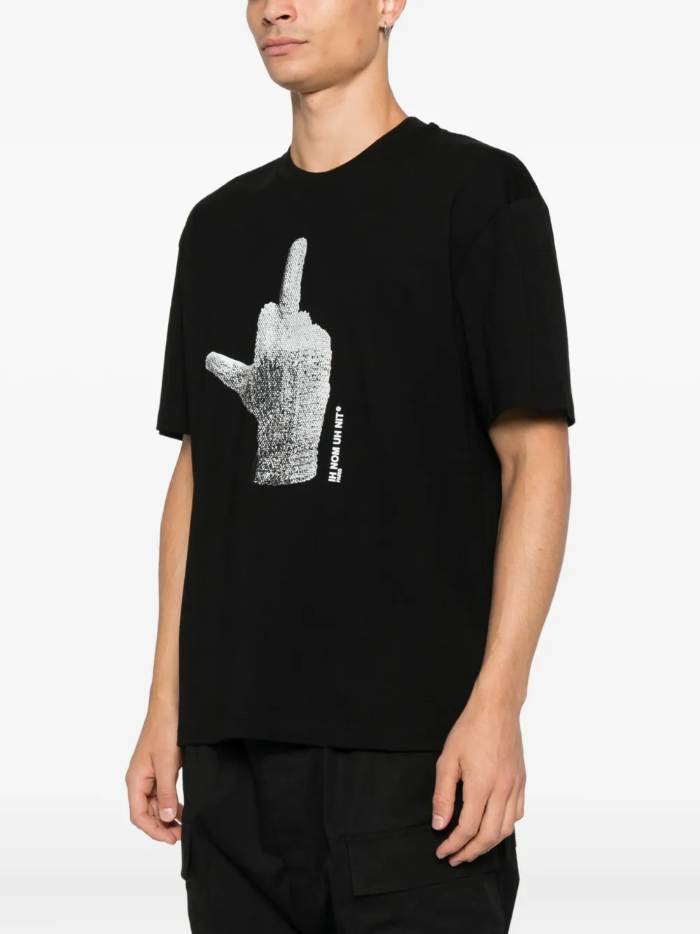 Ih Nom Uh Nit T-shirt met grafische print Zwart