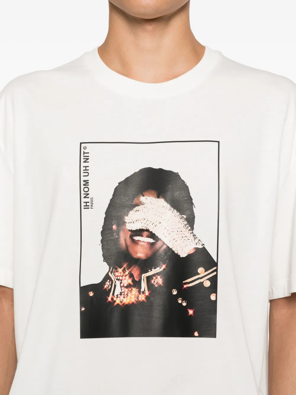 Ih Nom Uh Nit Round-neck T-shirt In White