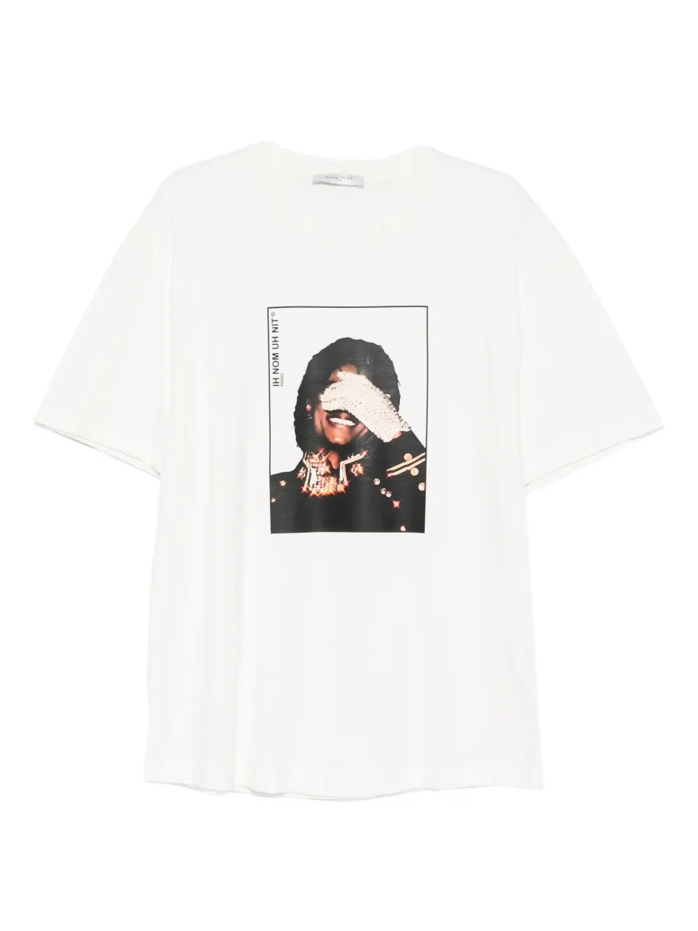 Ih Nom Uh Nit playera con cuello redondo | blanco | Image 1