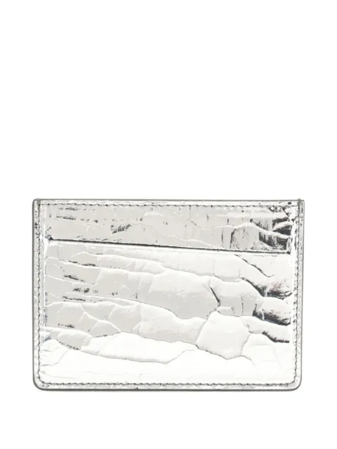 Maison Margiela porte-cartes en cuir grainé