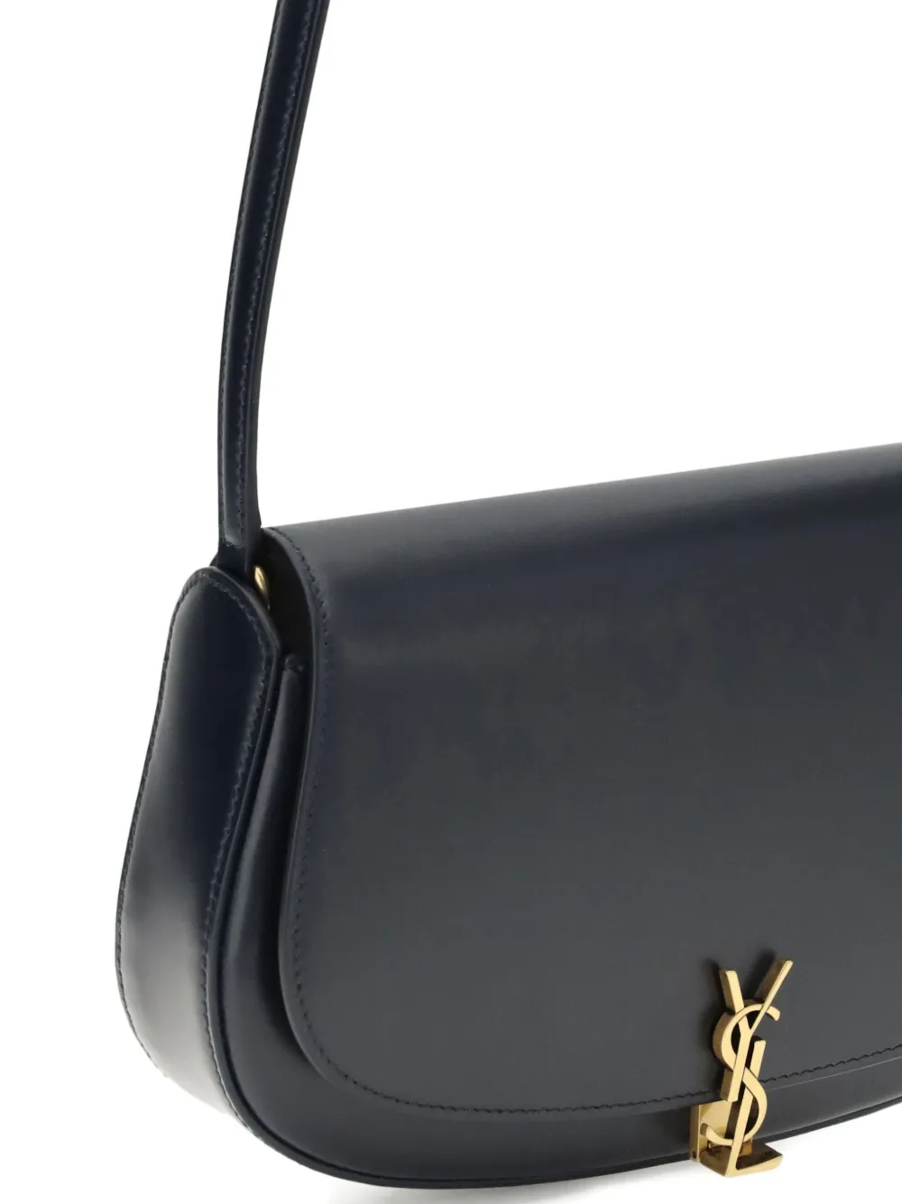 Saint Laurent Voltaire Mini Leather Shoulder Bag In Blue
