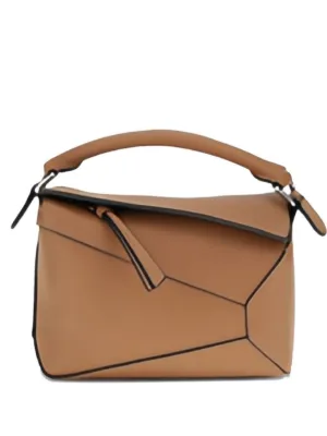 LOEWE Puzzle レザーハンドバッグ | ニュートラル | FARFETCH JP