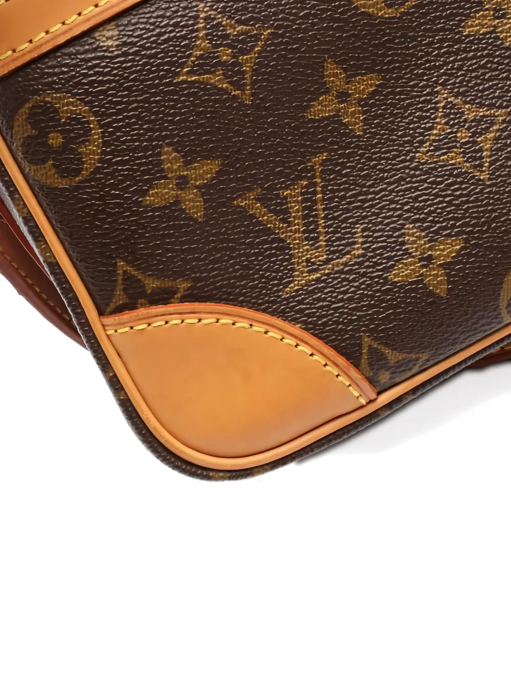 Pre-owned Louis Vuitton 2003 Trocadero 27 Monogram-pattern Shoulder Bag In Brown