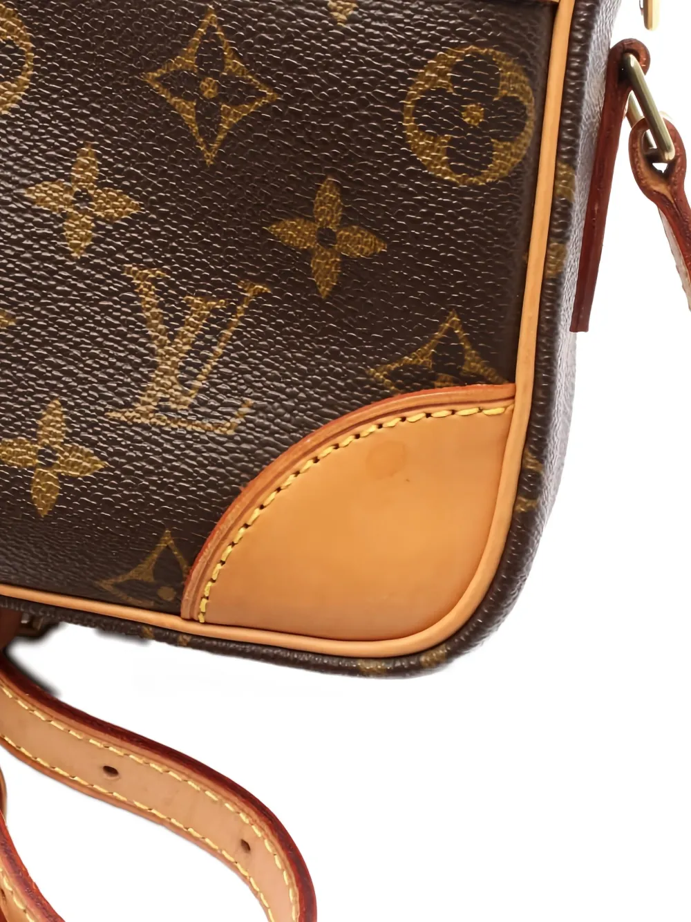 Pre-owned Louis Vuitton 2003 Trocadero 27 Monogram-pattern Shoulder Bag In Brown