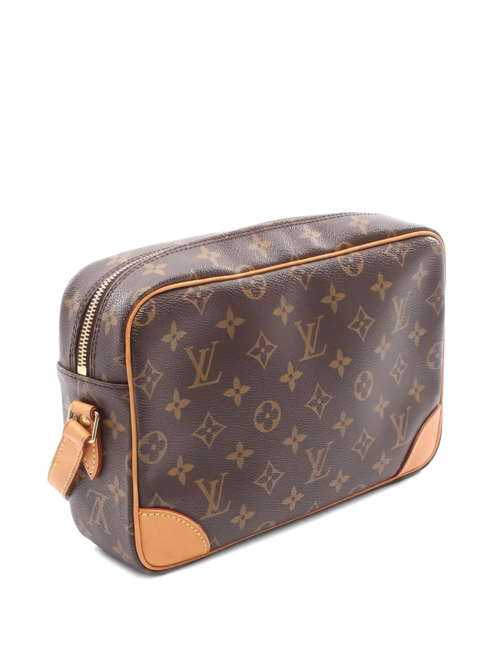 Pre-owned Louis Vuitton 2003 Trocadero 27 Monogram-pattern Shoulder Bag In Brown