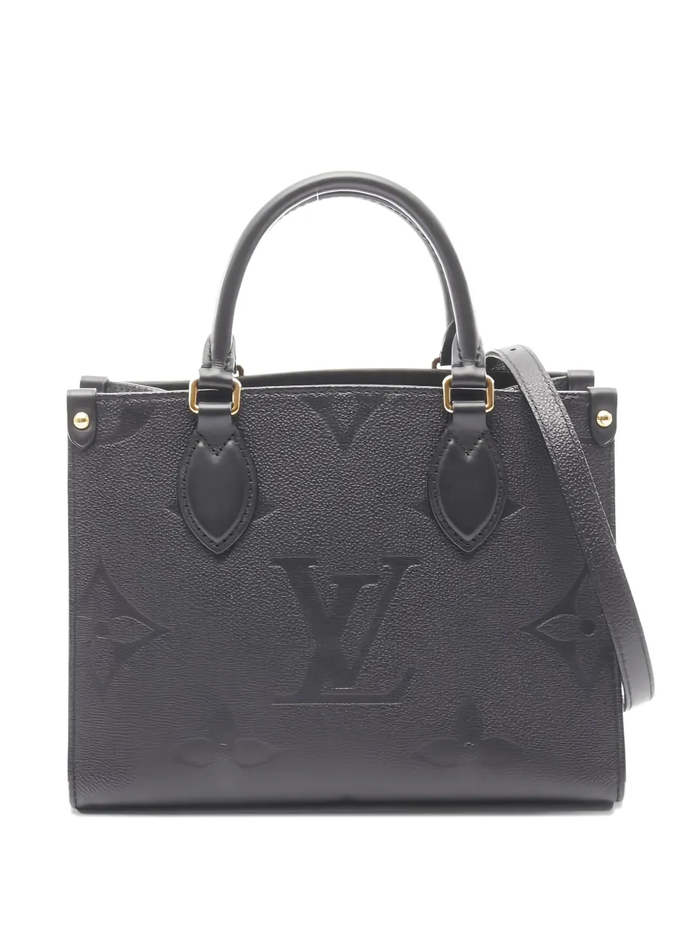 Louis Vuitton Pre-Owned 2010s オン ザ ゴー PM ハンドバッグ - ブラック Louis Vuitton Pre-Owned 2010s オン ザ ゴー PM ハンドバッグ - ブラック