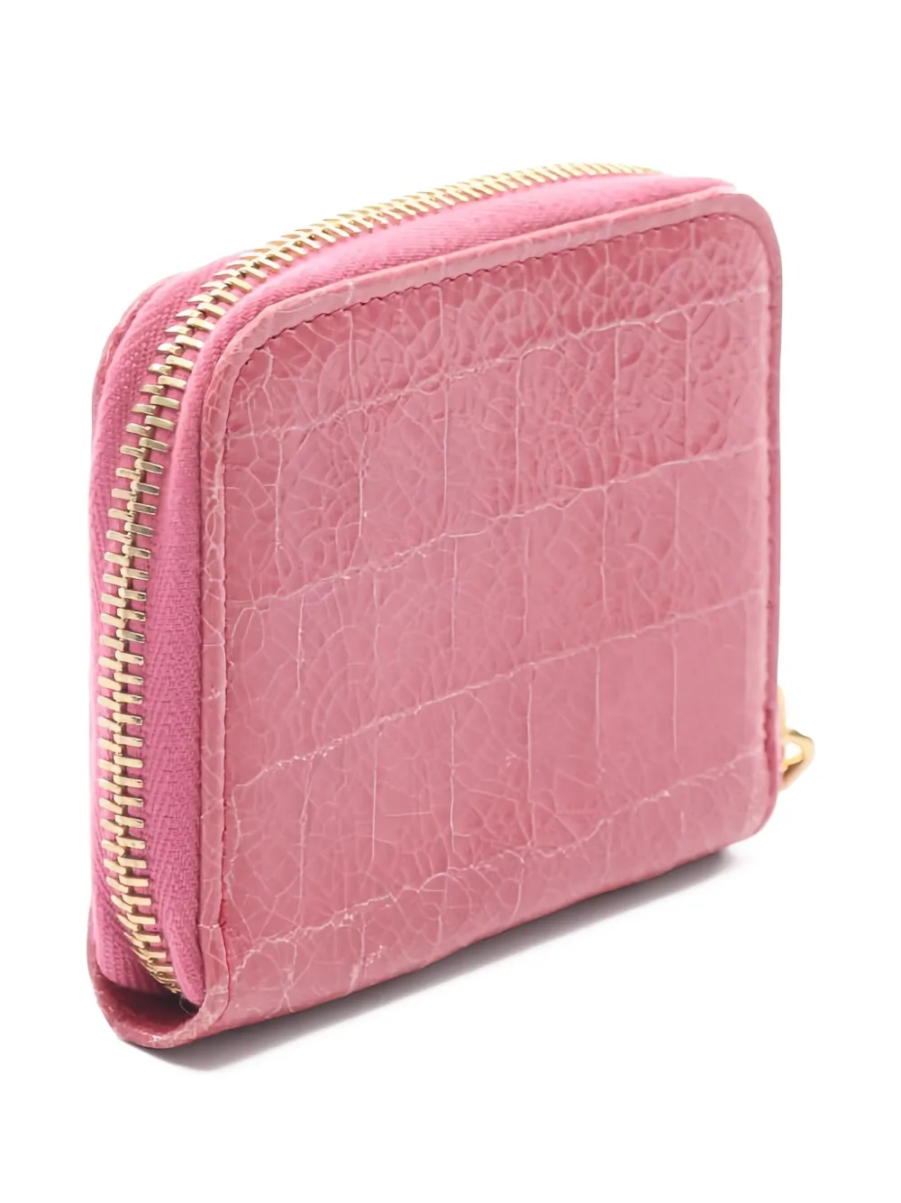Pre-owned Miu Miu 2000s Zip Wallet In Pink