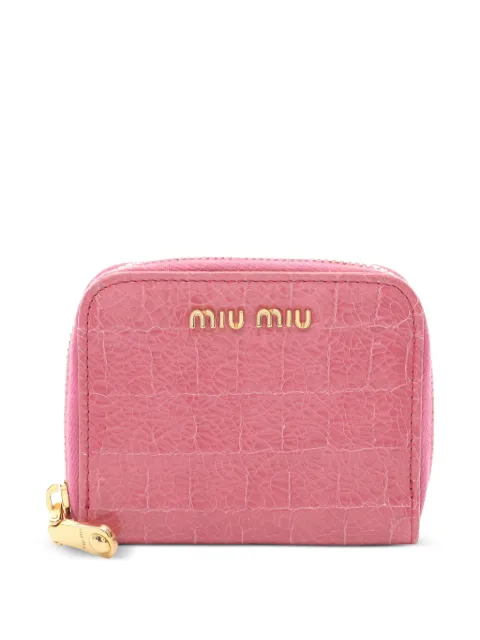 Miu Miu Pre-Owned 2000s zip wallet
