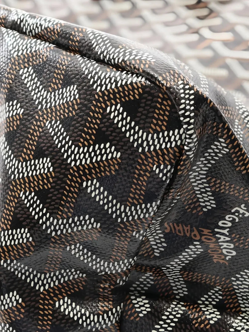 Pre-owned Goyard 2020s Sanlouis Pm Tote Bag In Brown