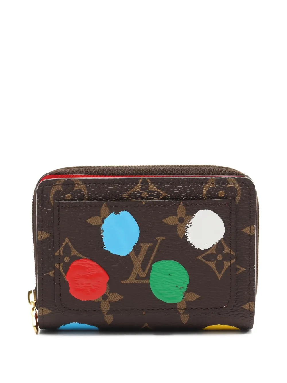 Louis Vuitton Pre-Owned x Yayoi Kusama 2021s bi-fold wallet - Marrone