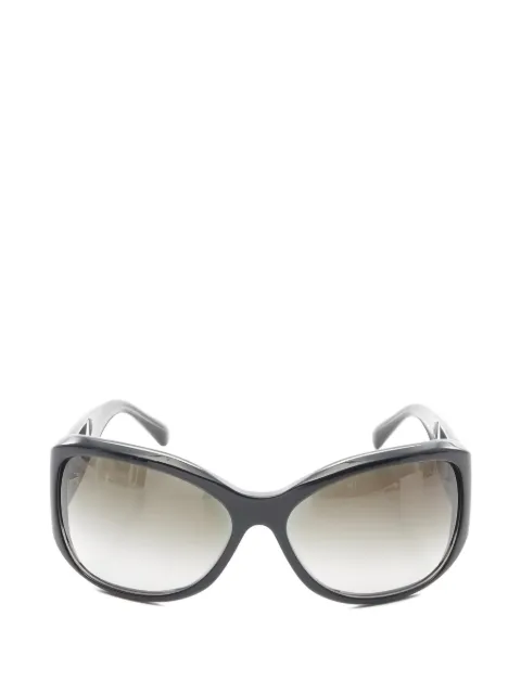 CHANEL Pre-Owned 1986-1988 Coco Mark geometric sunglasses