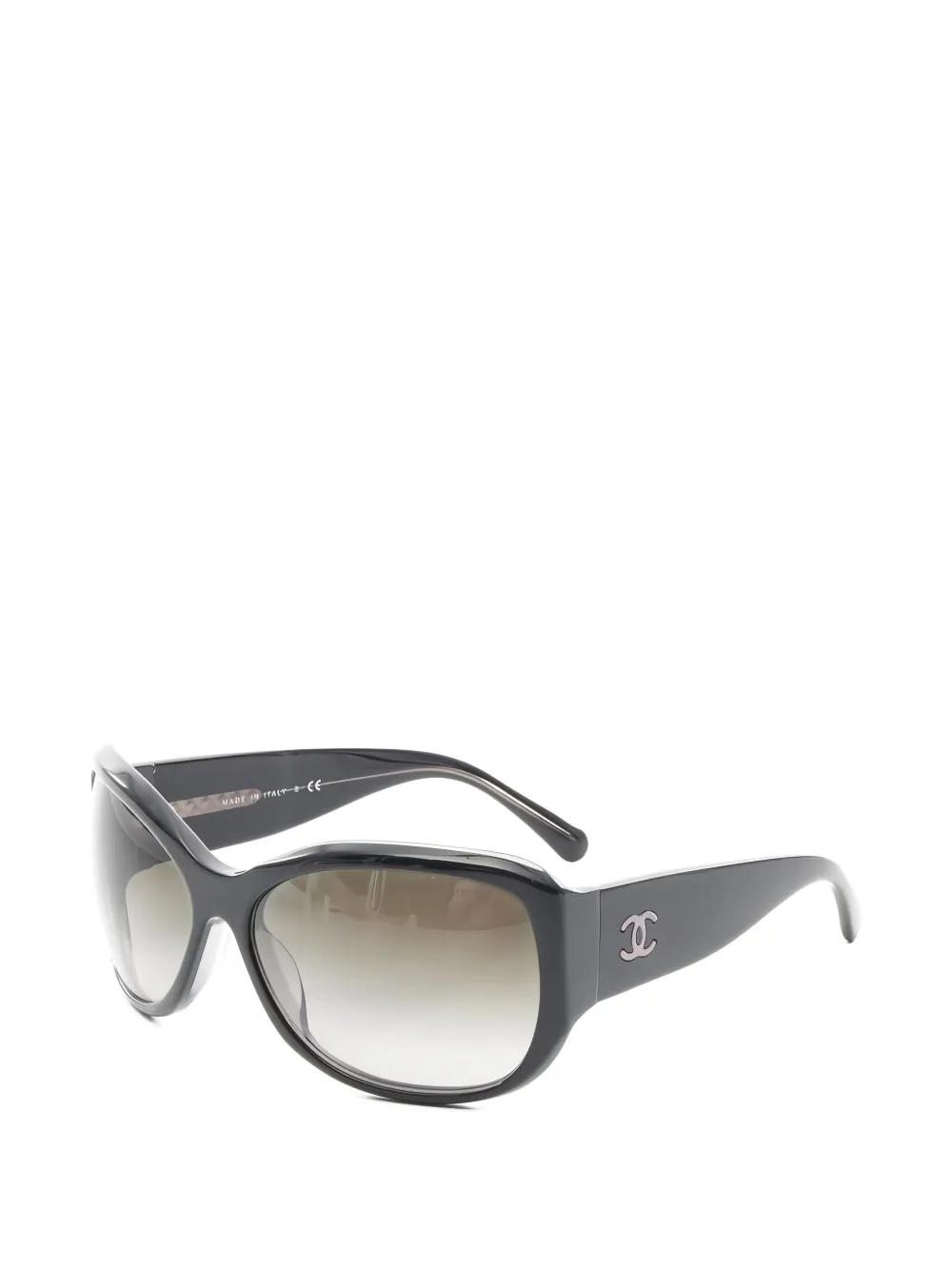 CHANEL Pre-Owned 1986-1988 Coco Mark geometric sunglasses | Image 2