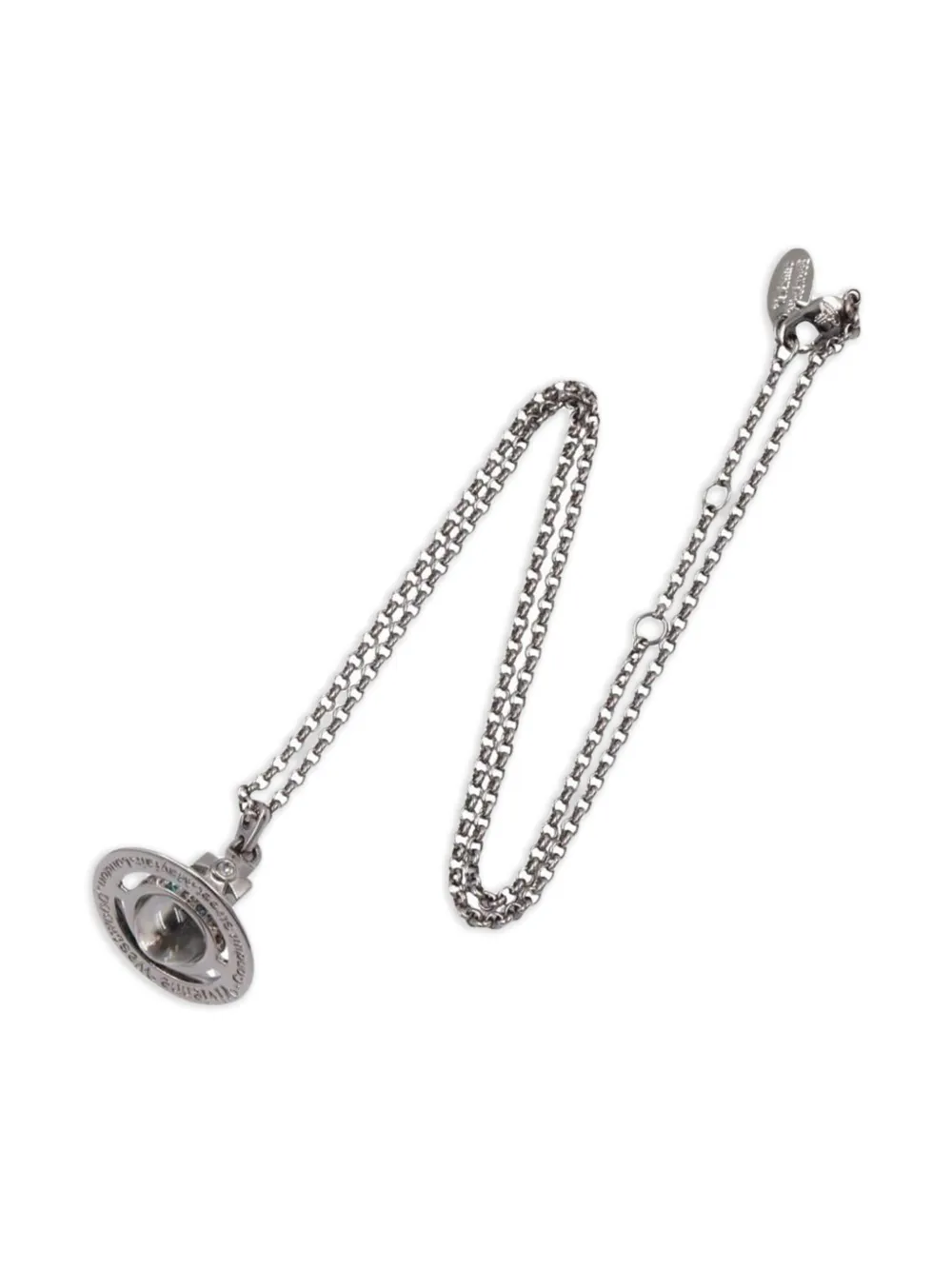 Vivienne Westwood Pre-Owned 2020s Orb ネックレス - シルバートーン Vivienne Westwood Pre-Owned 2020s Orb ネックレス - シルバートーン