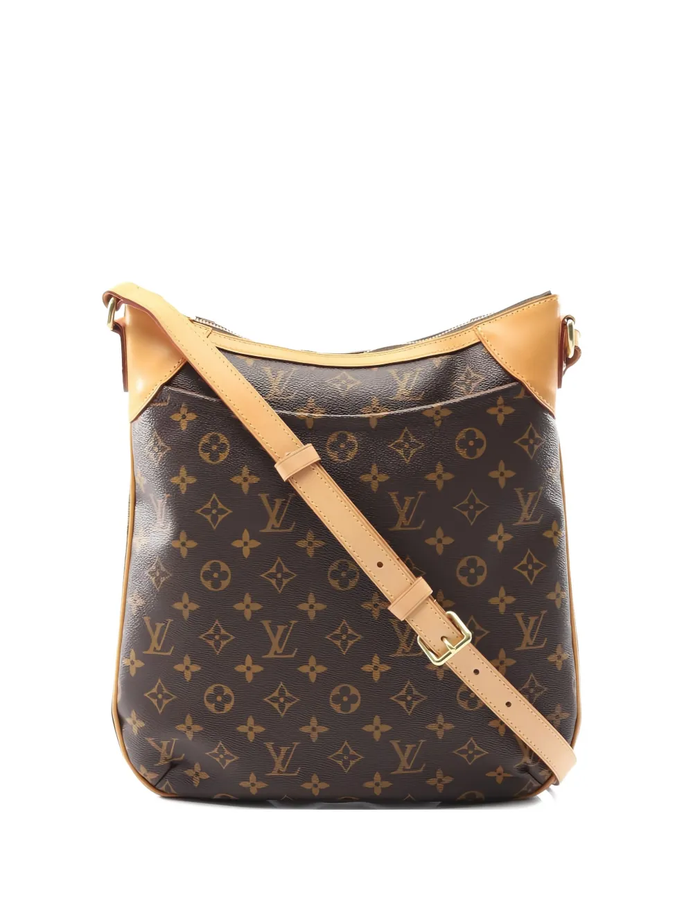 Louis Vuitton Pre-Owned 2009 オデオン MM モノグラム ショルダーバッグ - ブラウン Louis Vuitton Pre-Owned 2009 オデオン MM モノグラム ショルダーバッグ - ブラウン