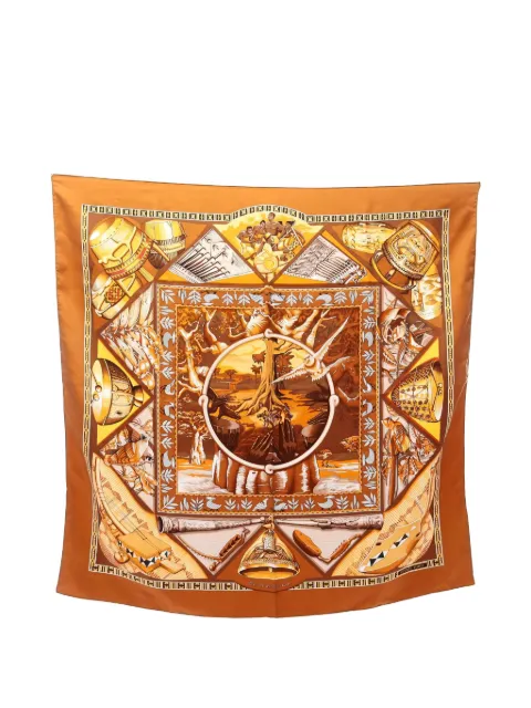 Hermès Pre-Owned 2010s Au Son Du Tam Tam silk scarf