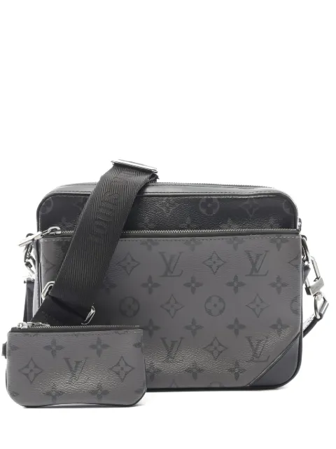 Louis Vuitton Pre-Owned Trio Eclipse-monogram shoulder bag