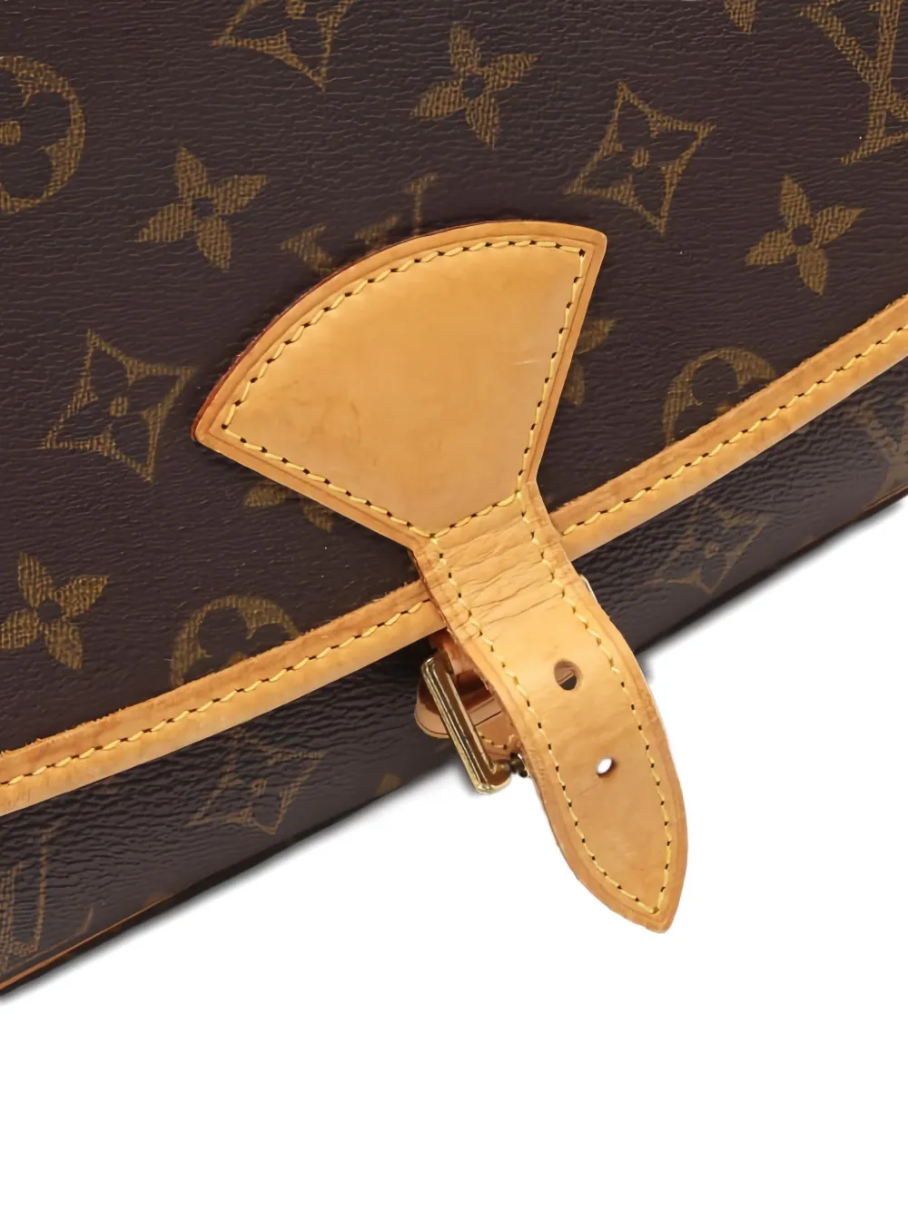 Pre-owned Louis Vuitton 2002 Sologne Monogram Shoulder Bag In Brown
