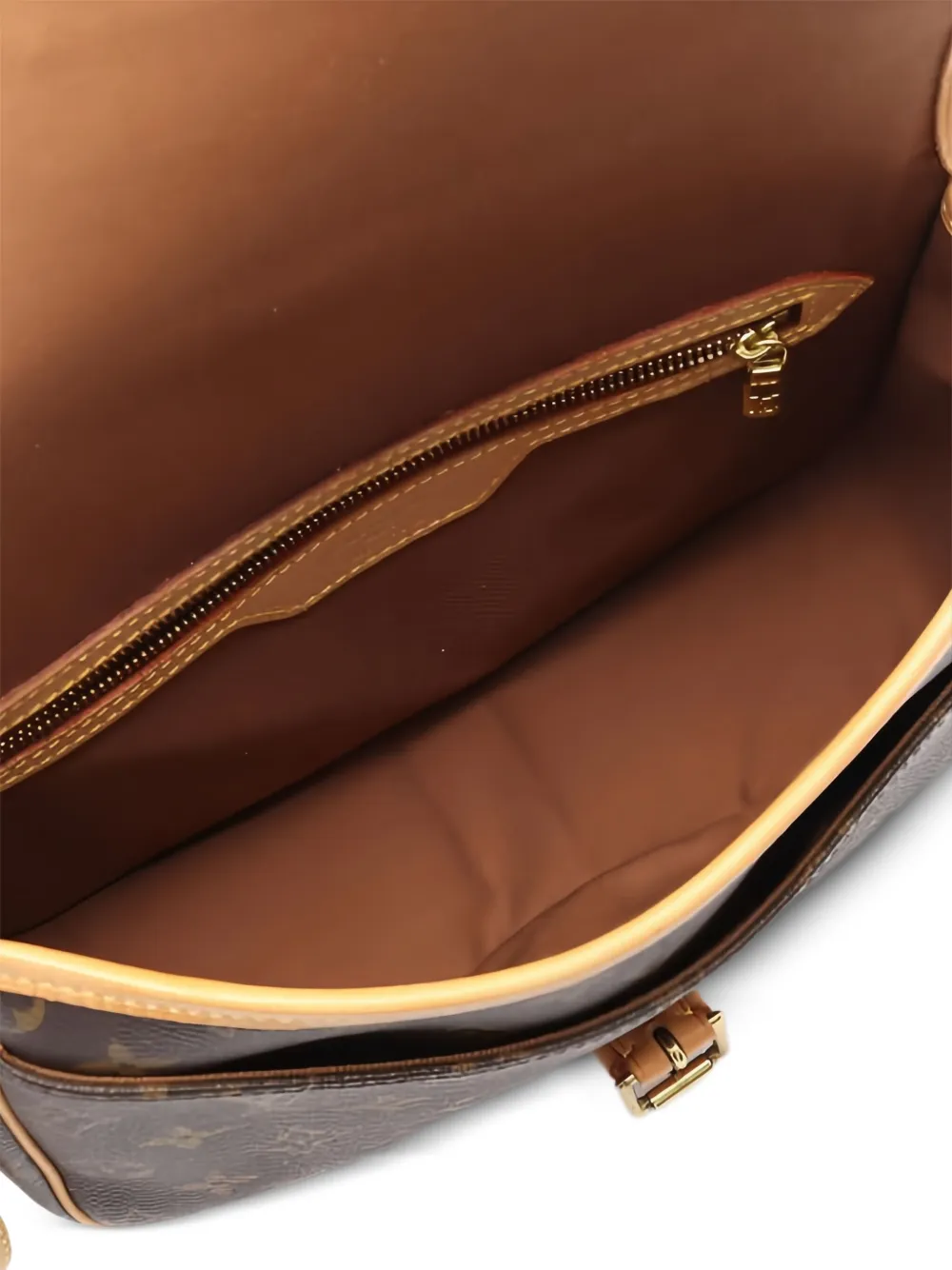 Pre-owned Louis Vuitton 2002 Sologne Monogram Shoulder Bag In Brown