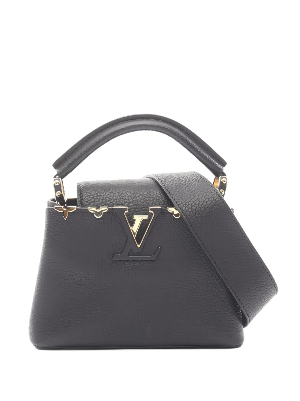 Louis Vuitton Pre-Owned 2020s トリヨン カプシーヌ ハンドバッグ ミニ - ブラック Louis Vuitton Pre-Owned 2020s トリヨン カプシーヌ ハンドバッグ ミニ - ブラック