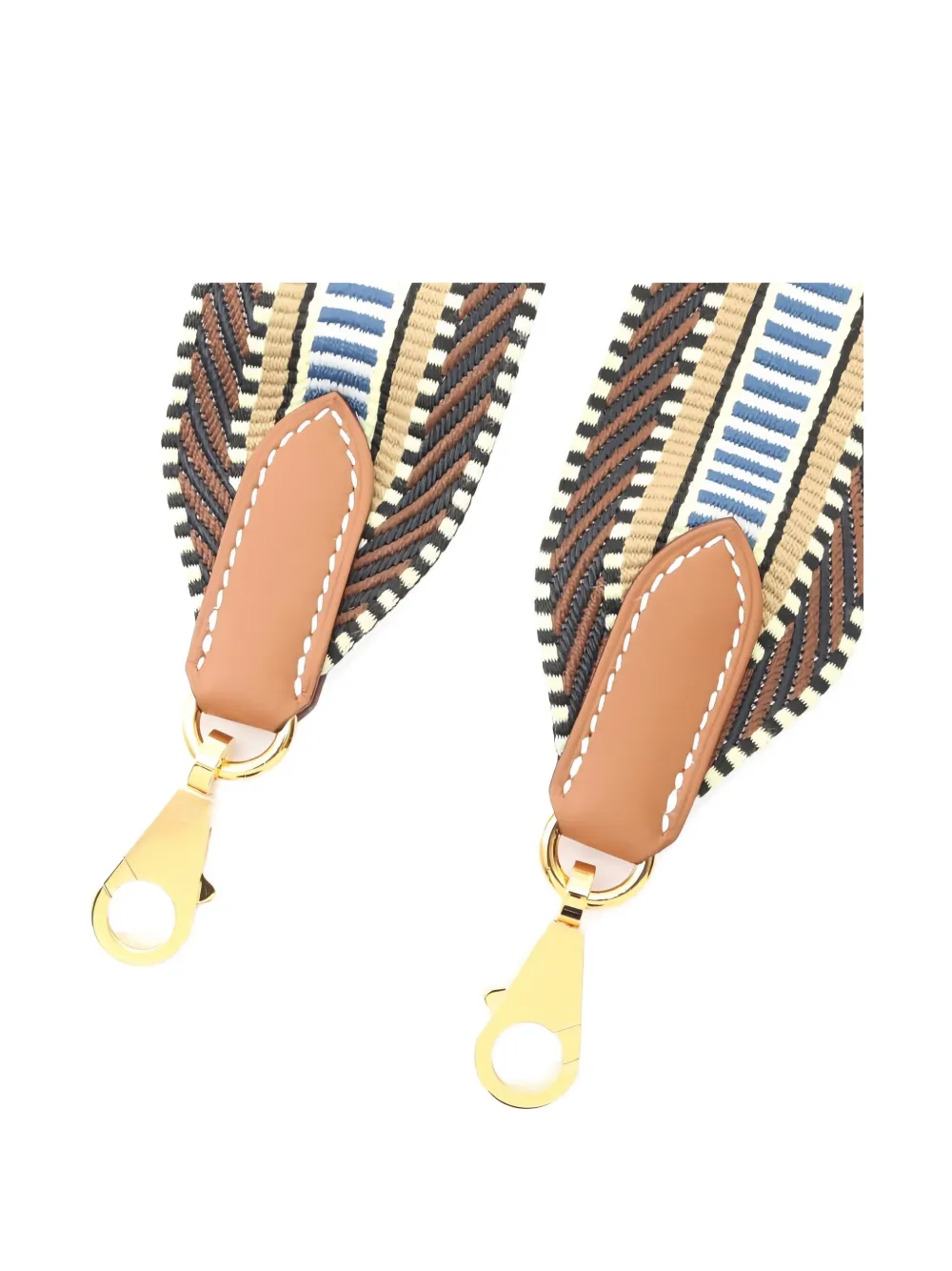 Pre-owned Hermes 2025 Sangle Cavale Bag Strap In Brown