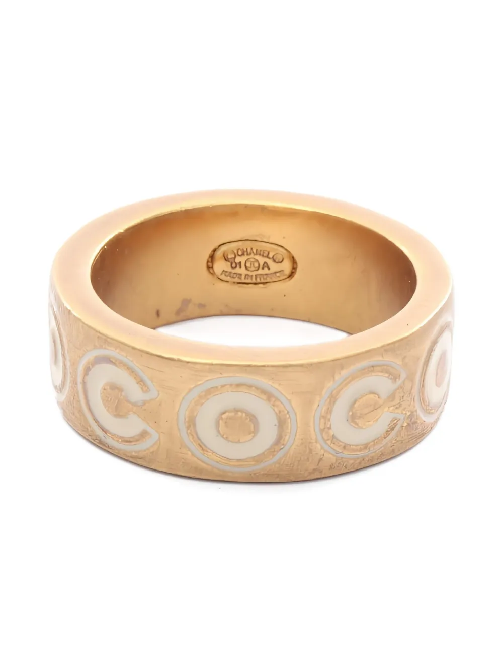 CHANEL Pre-Owned anillo Coco 1986-1988 | dorado | Image 1