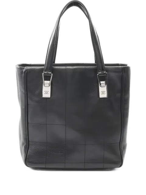 CHANEL Pre-Owned 2003-2004 Chocolate Bar quilted tote bag