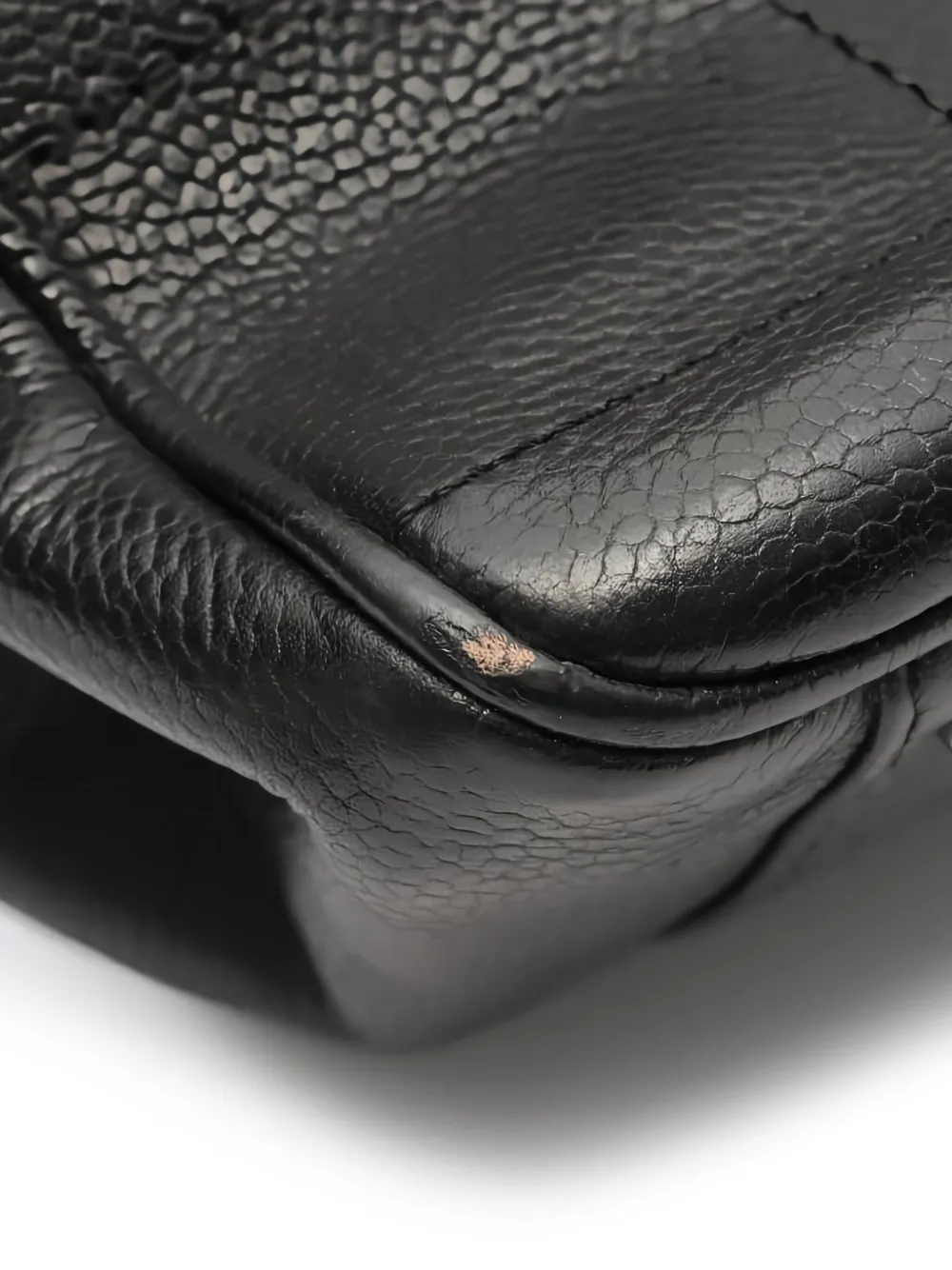 Pre-owned Chanel 2003-2004 Chocolate Bar Quilted Tote Bag In Black
