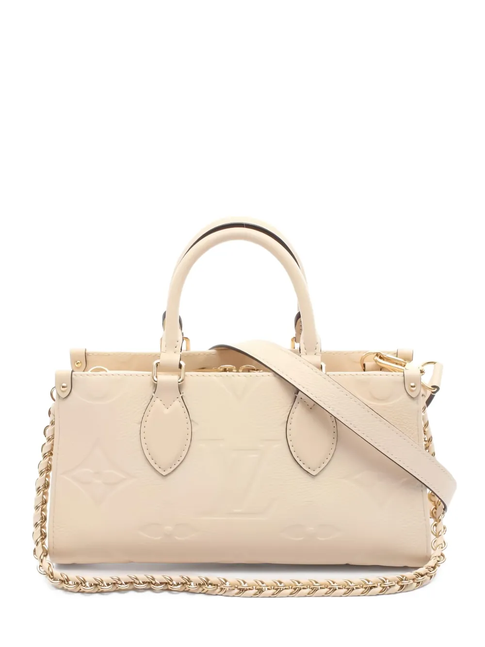 Louis Vuitton Pre-Owned 2010s オンザゴー East West モノグラム ハンドバッグ - ニュートラル Louis Vuitton Pre-Owned 2010s オンザゴー East West モノグラム ハンドバッグ - ニュートラル
