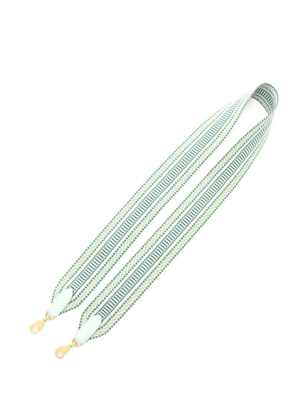 Hermès Pre-Owned 2025 Sangle Kaval canvas shoulder strap | Green | Image 1