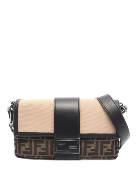 Fendi Pre-Owned tote con ribete de piel 2010